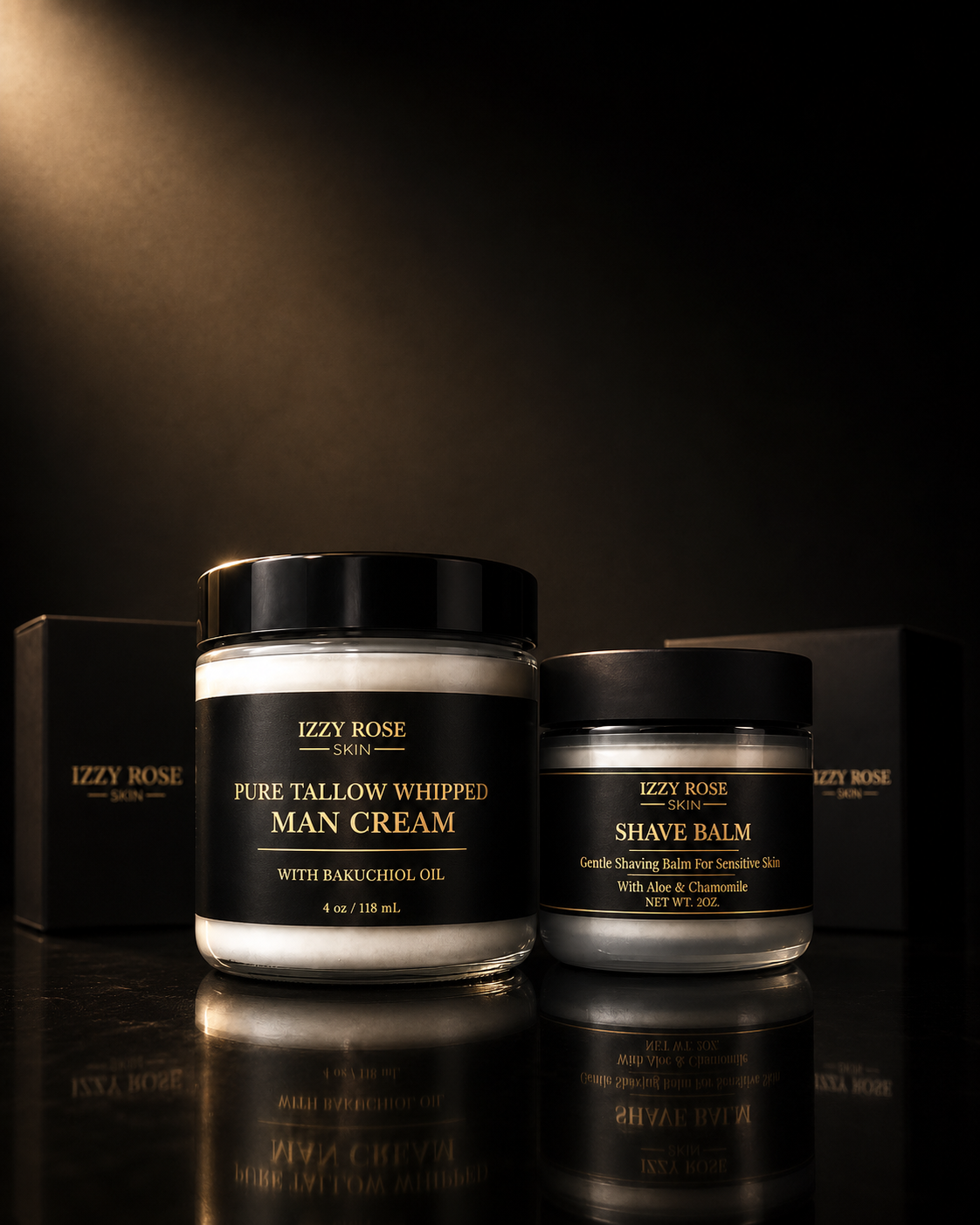 Men’s Bundle:  Tallow Facial Cream + Balm