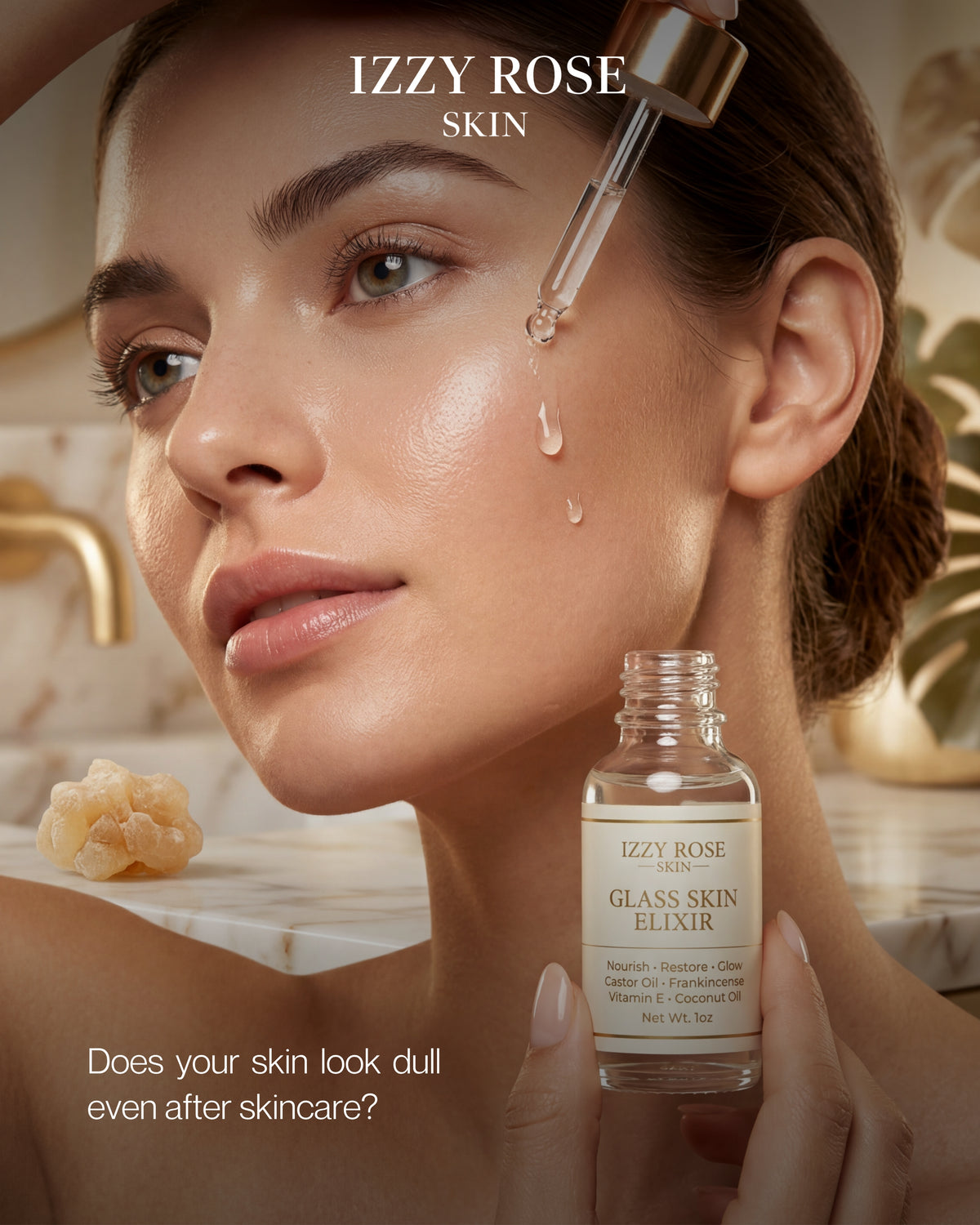 Glass skin elixir - Lightweight Glow Oil for Dull, Dehydrated Skin