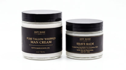 Men’s facial cream - Grass Fed Beef Tallow Whipped Moisturizer (Large 118ml)
