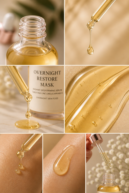 Night Restore | Overnight Tallow Serum for Dry Skin