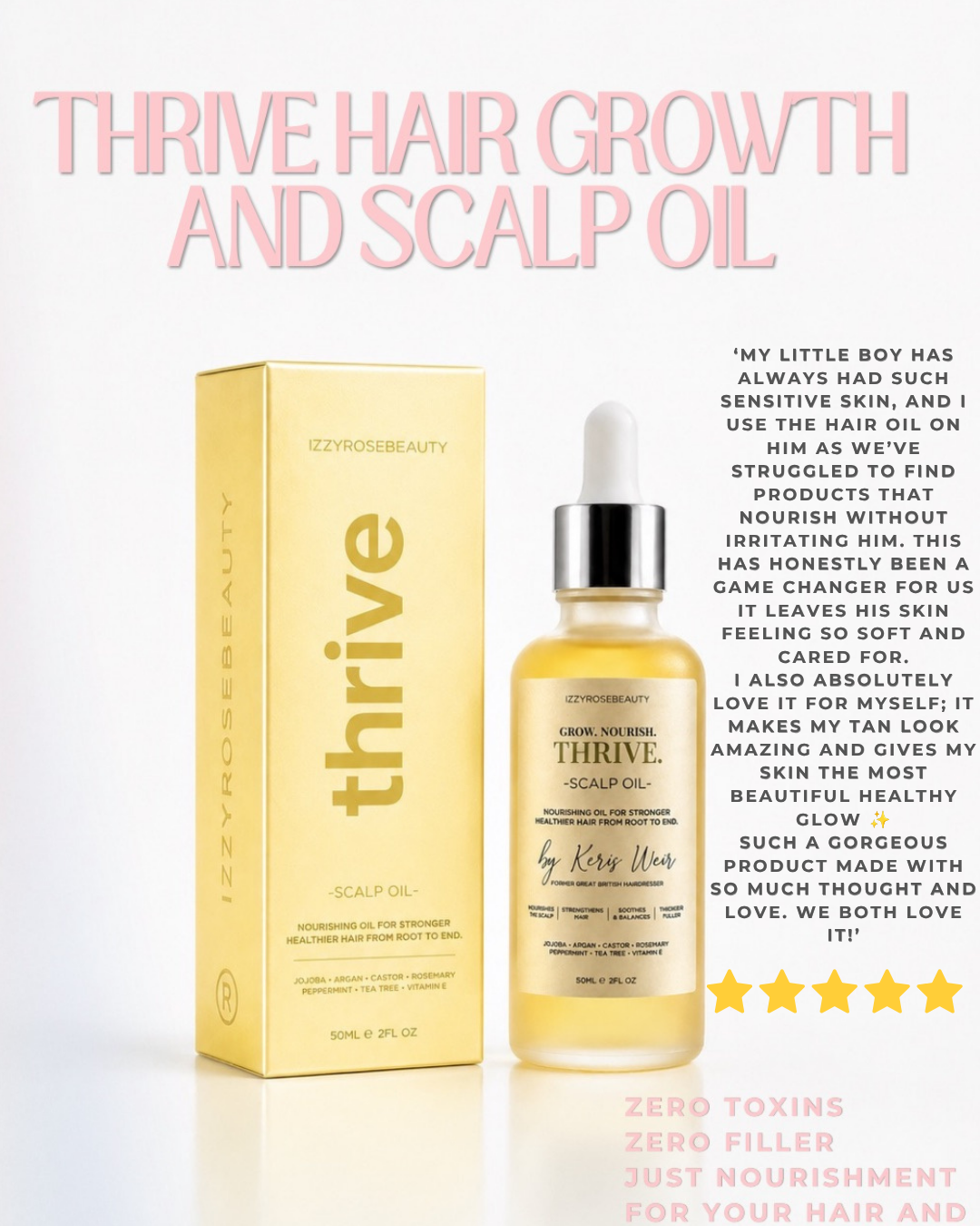 Thrive - scalp and hair growth oil *NEW