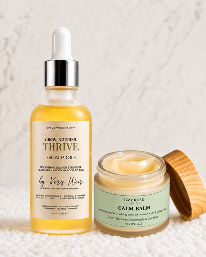Glow & Grow Bundle ✨ Calm Balm + Thrive scalp & hair